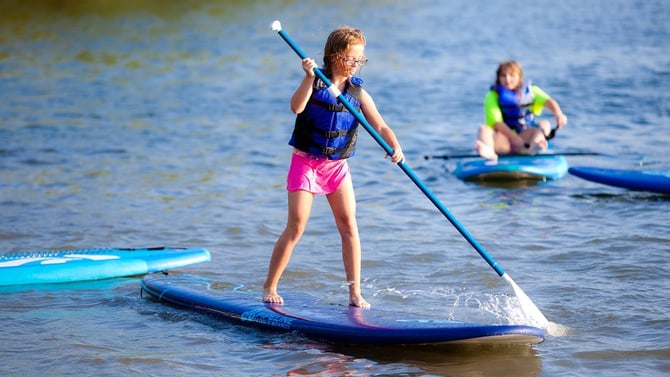 Try the Invigorating Sport of Paddleboarding in Big Bear’s Alpine Waters