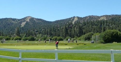 Golfing at Big Bear