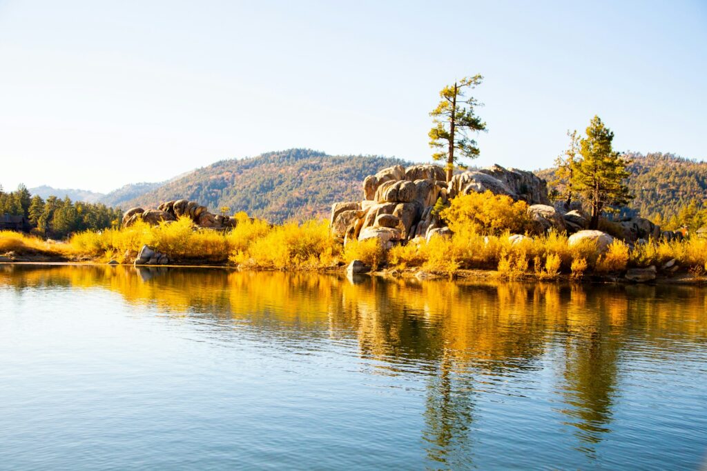 Plan a visit to Big Bear lake in the summer.