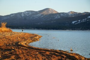 A scenic view of Big Bear Lake