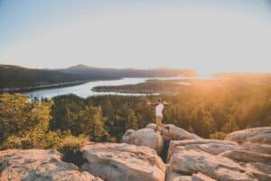 A view of Big Bear Lake