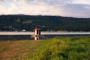 A tranquil view of Big Bear Lake