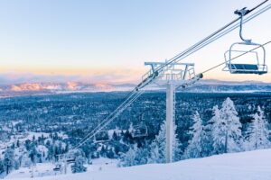 A Big Bear ski lift