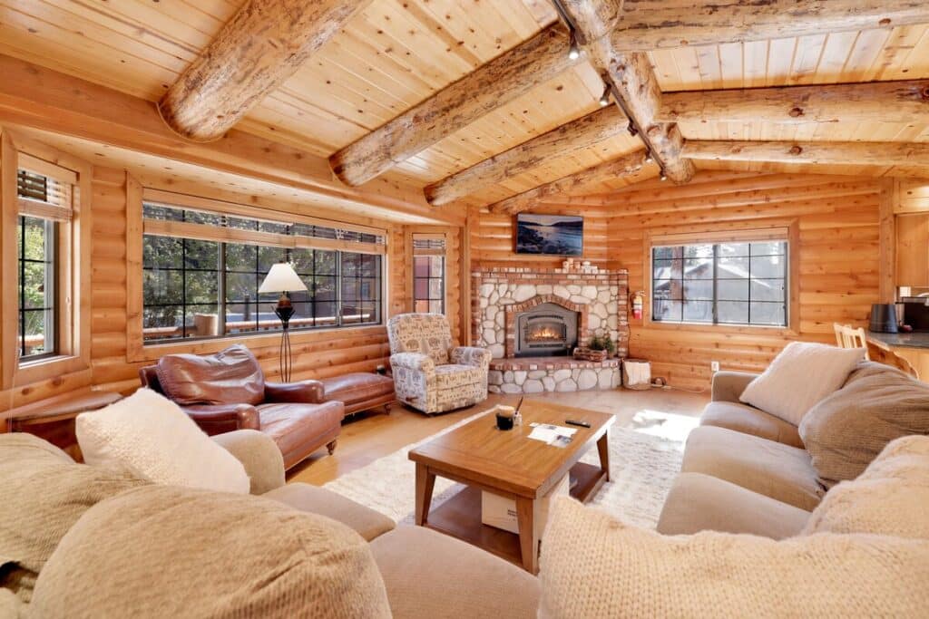 Choose a Big Bear rental with a fireplace