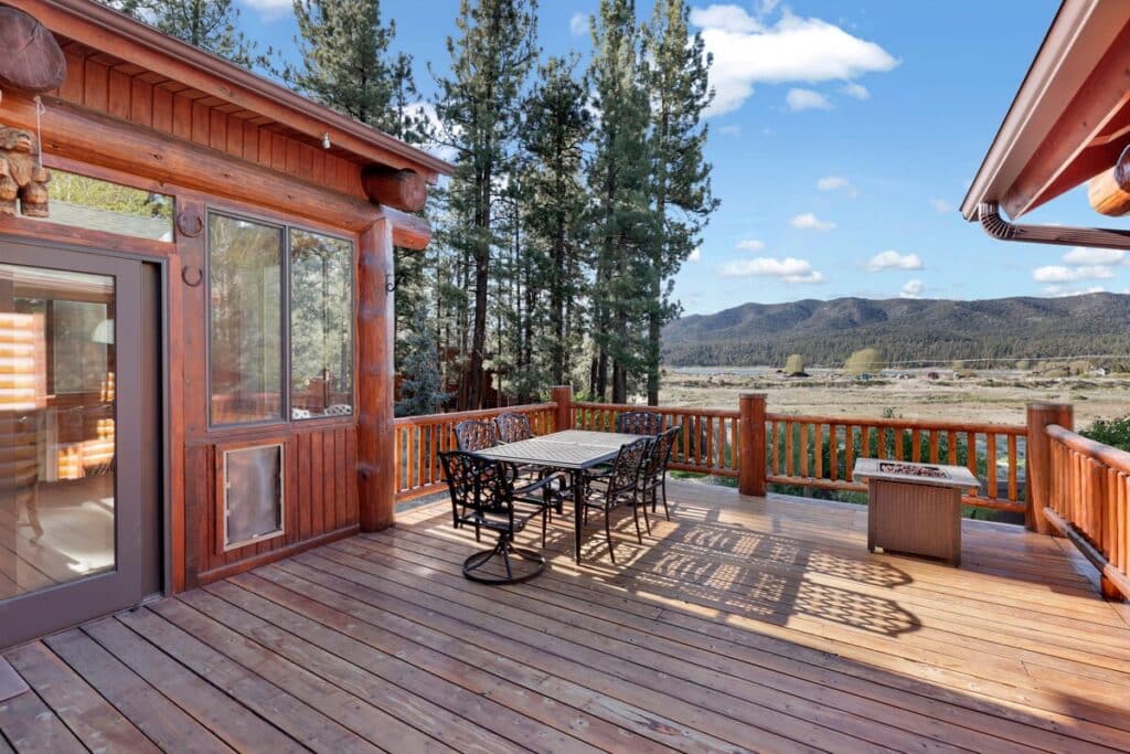 Choose a Big Bear rental with a fire pit