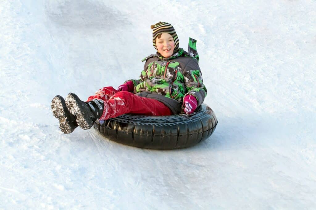 Enjoy snow tubing in Big Bear